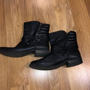 Black Boots Short Ankle